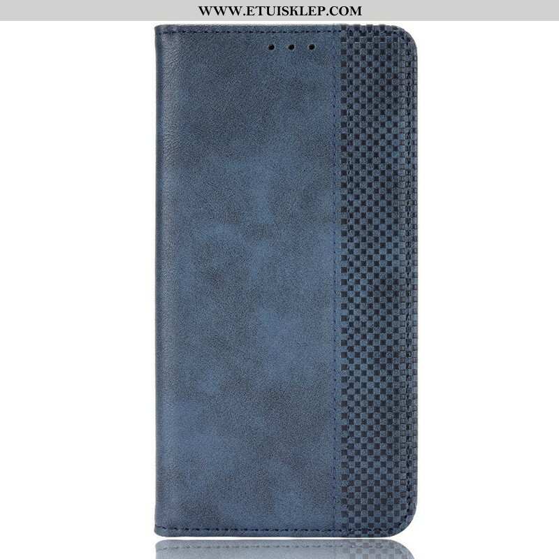 Etui Na Telefon do Google Pixel 6 Pro Etui Folio Stylizowany Efekt Skóry W Stylu Vintage